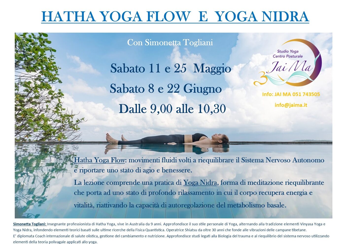 Hatha Yoga Flow e Yoga Nidra
